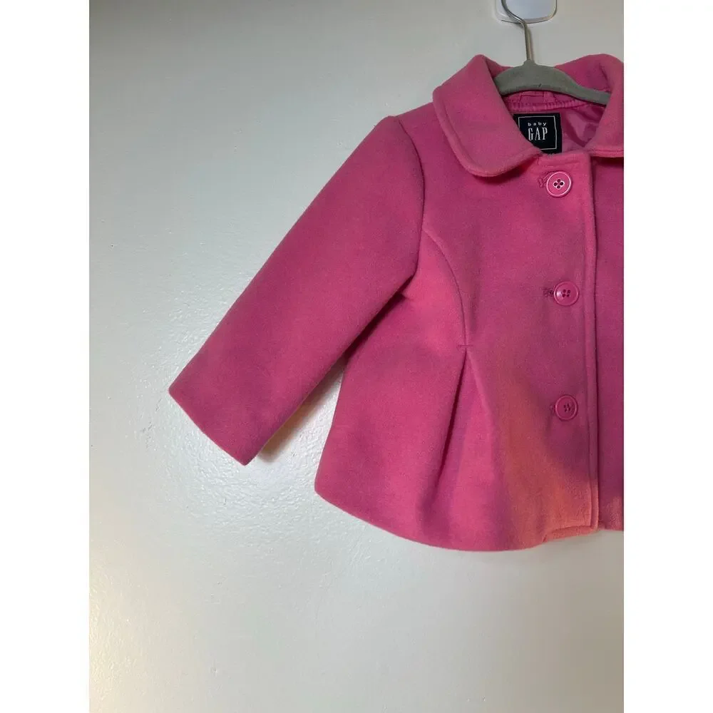 BABY GAP Girl’s Pink Peacoat / Size: 12-18 Months